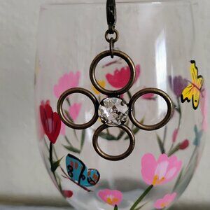 Sabika Ring Design Pendant Swarovski Clear Crystal